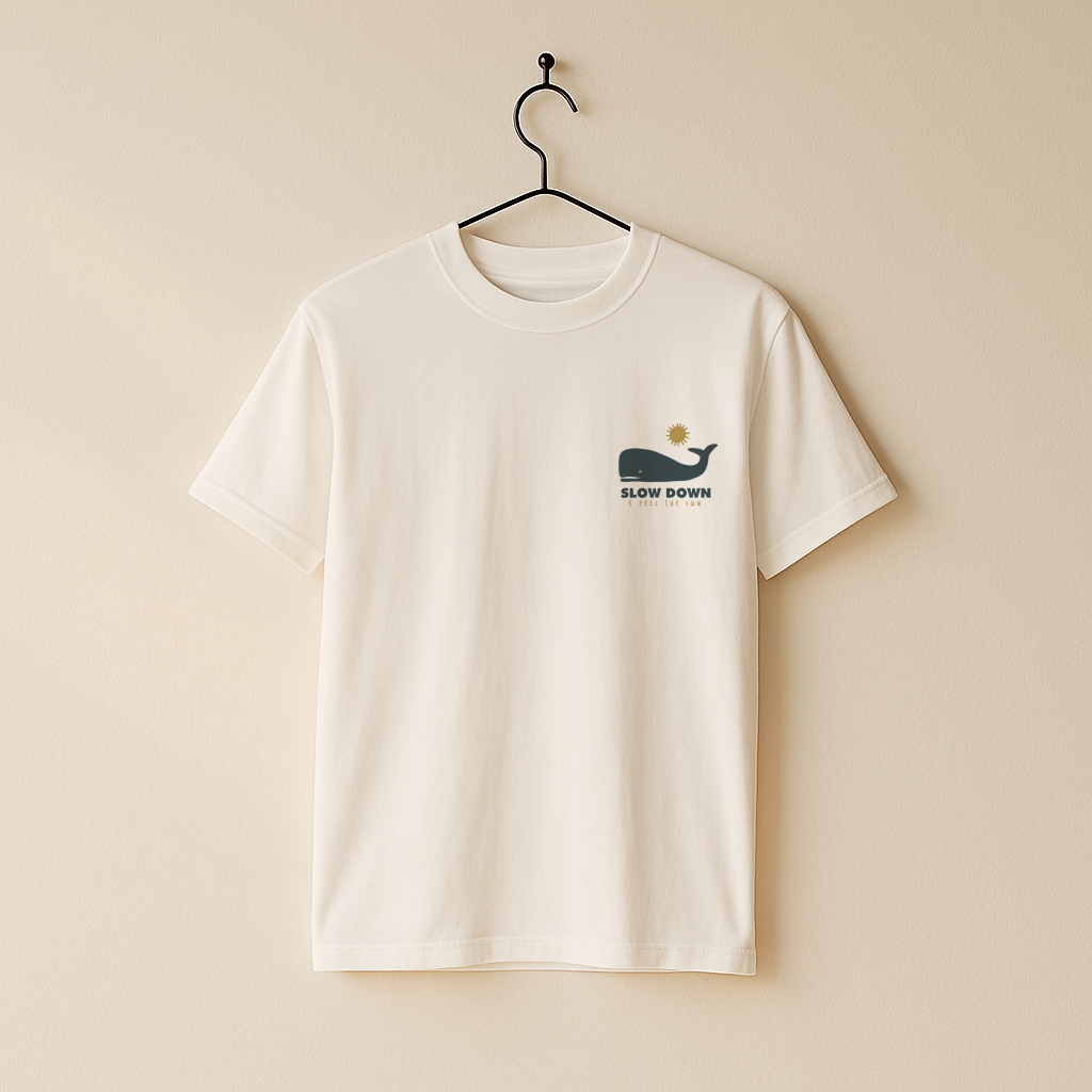 Sperm Whale T-shirt · Slow Down