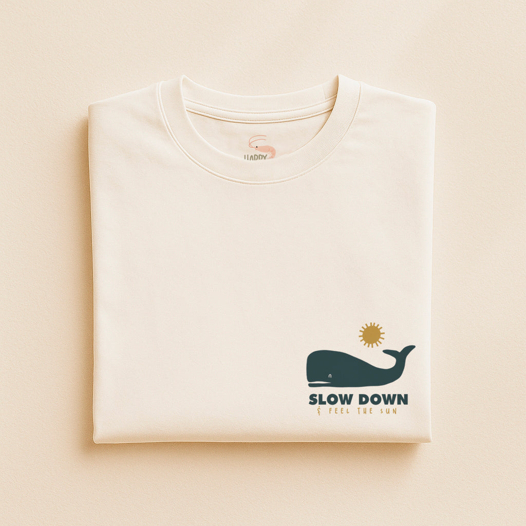 Sperm Whale T-shirt · Slow Down