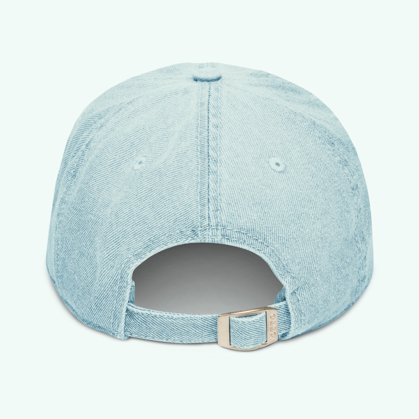Blue Whale Embroidered Denim Hat