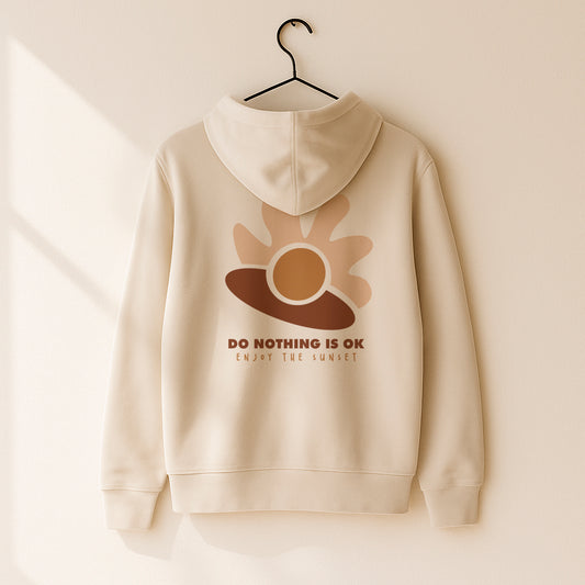 Sunset Eco-friendly Hoodie · Do Nothing is Ok