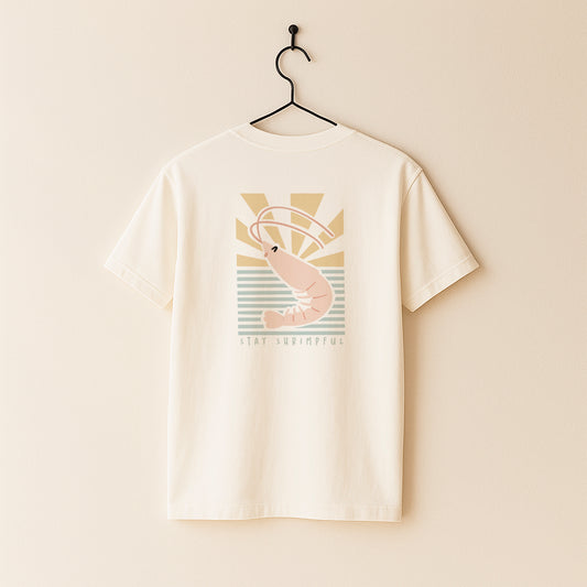 Shrimp Organic T-shirt  · Stay Shrimpful