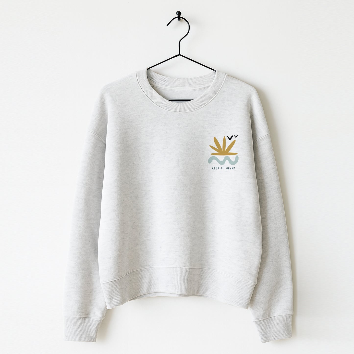 Organic Cotton Sweatshirt · Keep it Sunny Boxy Sweatshirt