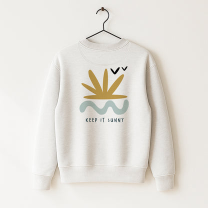 Organic Cotton Sweatshirt · Keep it Sunny Boxy Sweatshirt