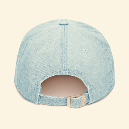 Shrimp Embroidered Denim Hat